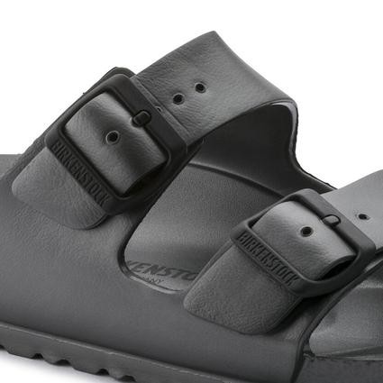 Birkenstock Arizona Eva Metallic Erkek Cift Bantli Plaj Terliği Antrasit 1001497