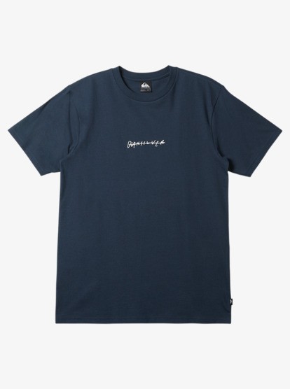 Quiksilver QS Rushed DNA Erkek Tişört Lacivert  AQYZT09605-17726