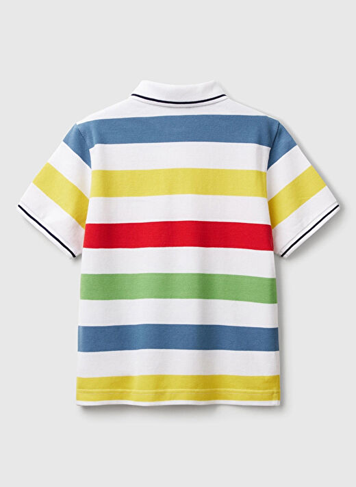 United Colors of Benetton Çok Renkli Erkek Çocuk Baskılı Tişört 39QAC301T