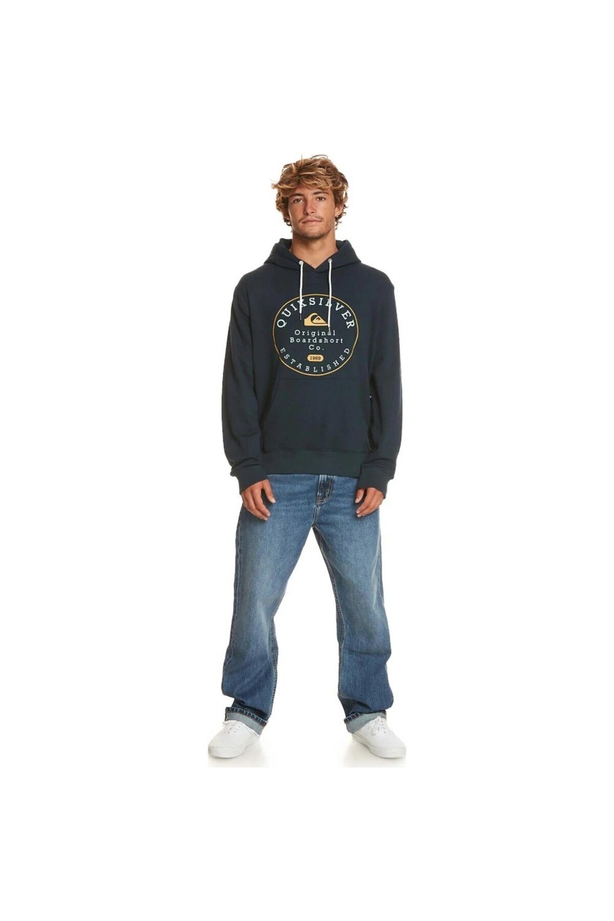 Quiksilver Circle Trim Hood Erkek Kapüşonlu Sweatshirt  EQYSF03150