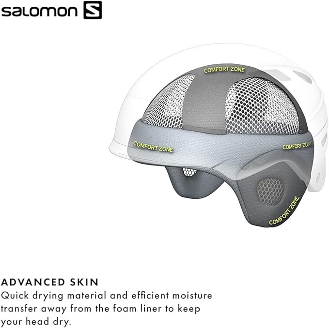 Salomon Spell Unisex Kayak Snowboard Kaskı Beyaz L41523400