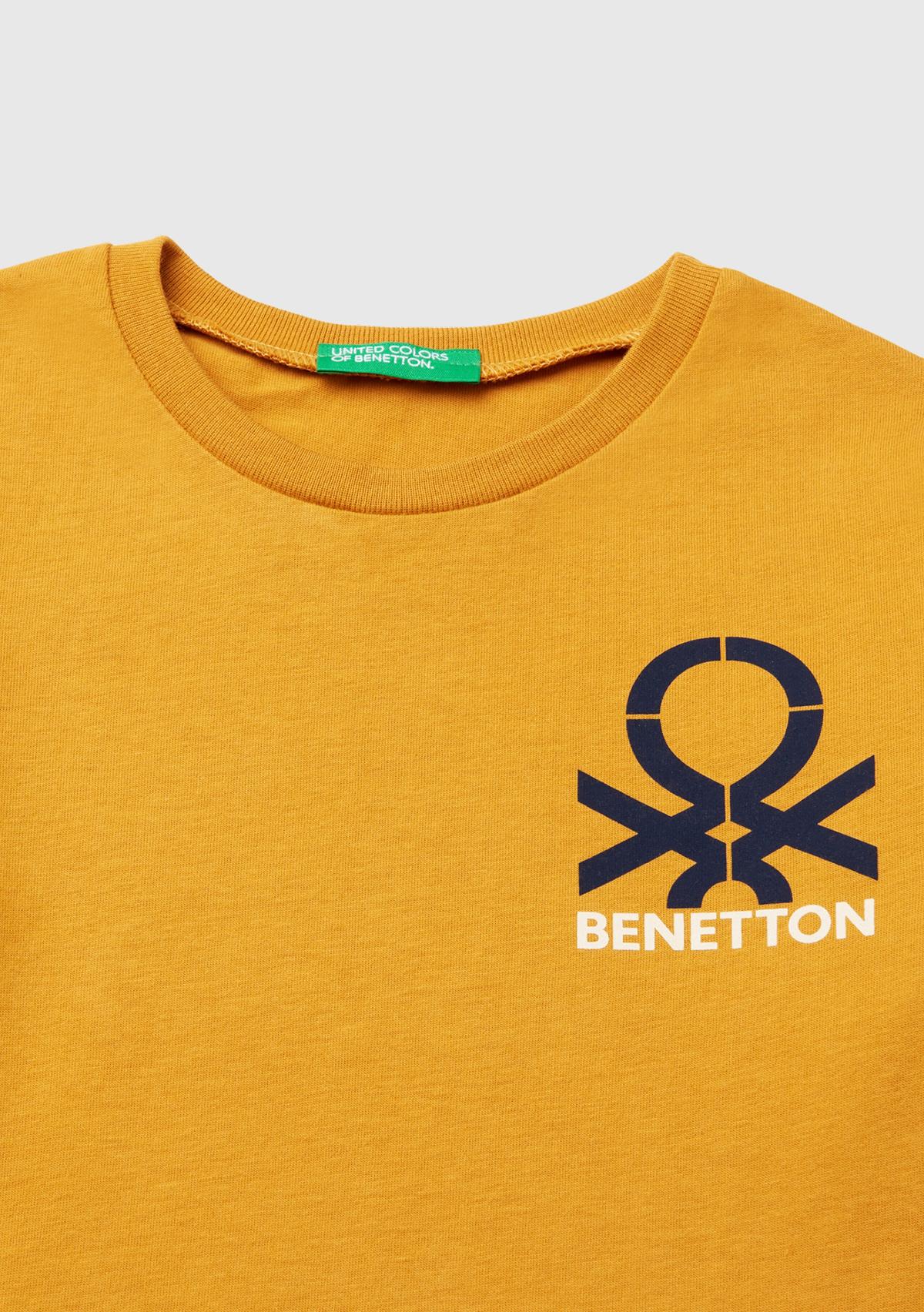 United Colors of Benetton Çocuk Uzun Kollu Baskılı Tişört 3ATNG10G6