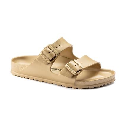 Birkenstock Arizona Eva Glamour Kadın Cift Bantli Plaj Terliği Gold 1022465