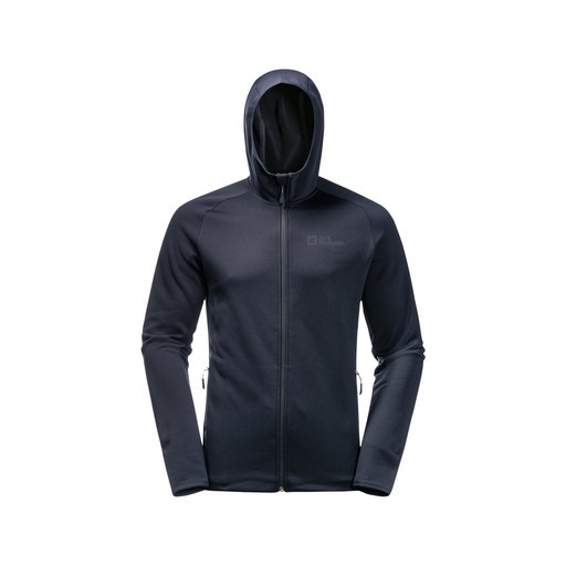 Jack Wolfskin Baıselberg Hooded Fz M Polar Ceket Siyah 1710541-6000