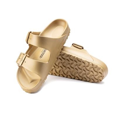 Birkenstock Arizona Eva Glamour Kadın Cift Bantli Plaj Terliği Gold 1022465