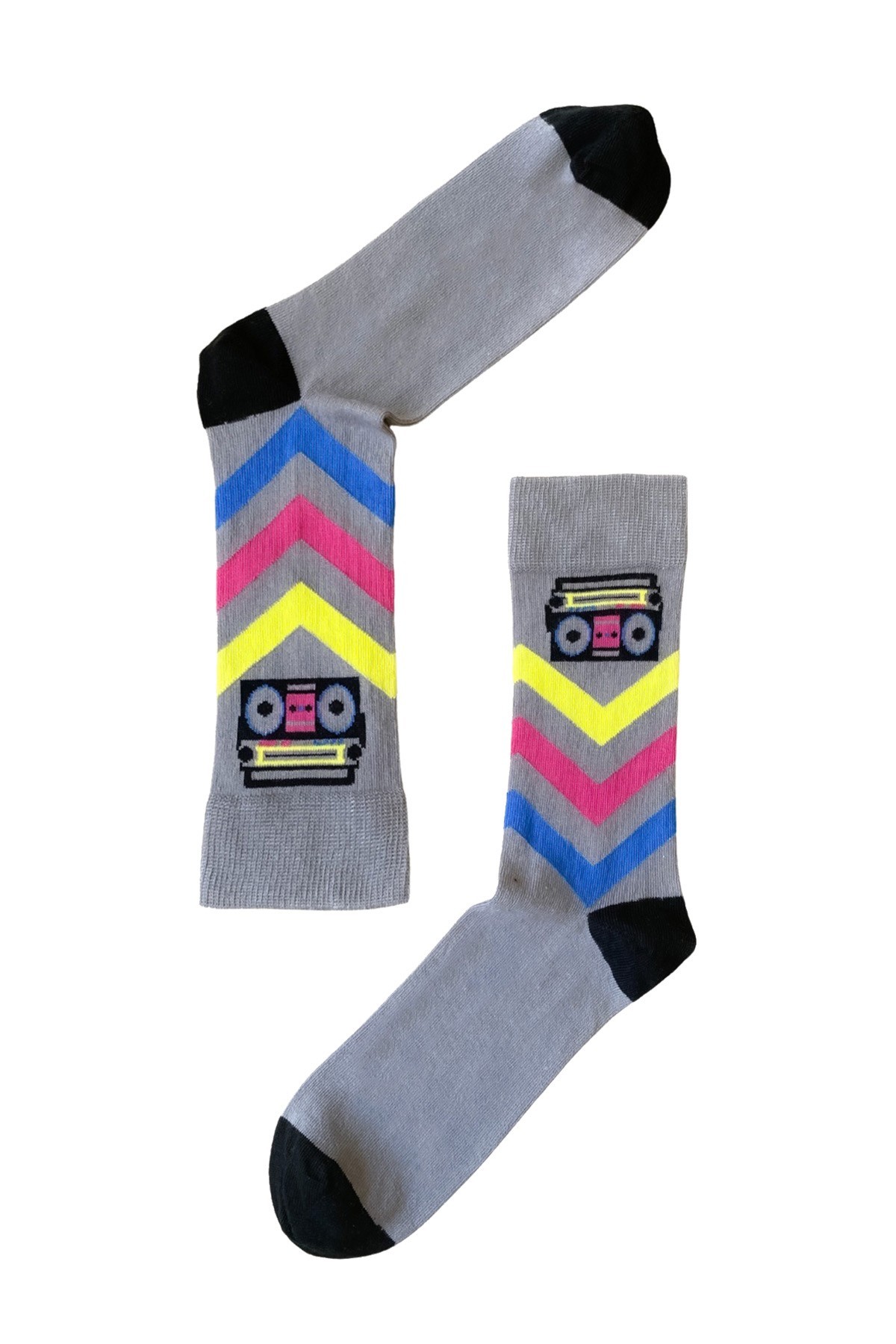 The Socks Company Radyo Desenli Erkek Çorap 15KDCR136E