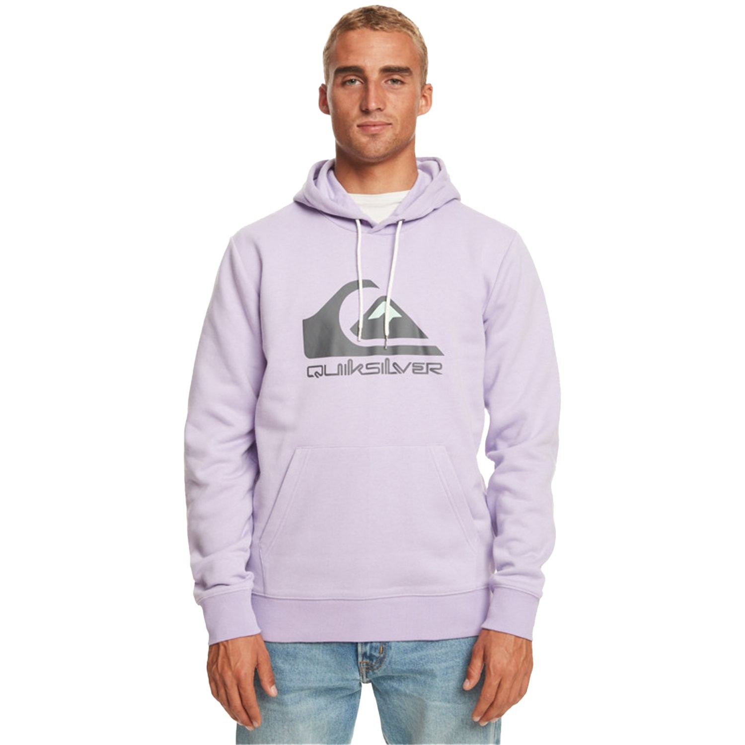 Quiksilver Big Logo Erkek Kapüşonlu Hoodie Sweatshirt EQYFT04450