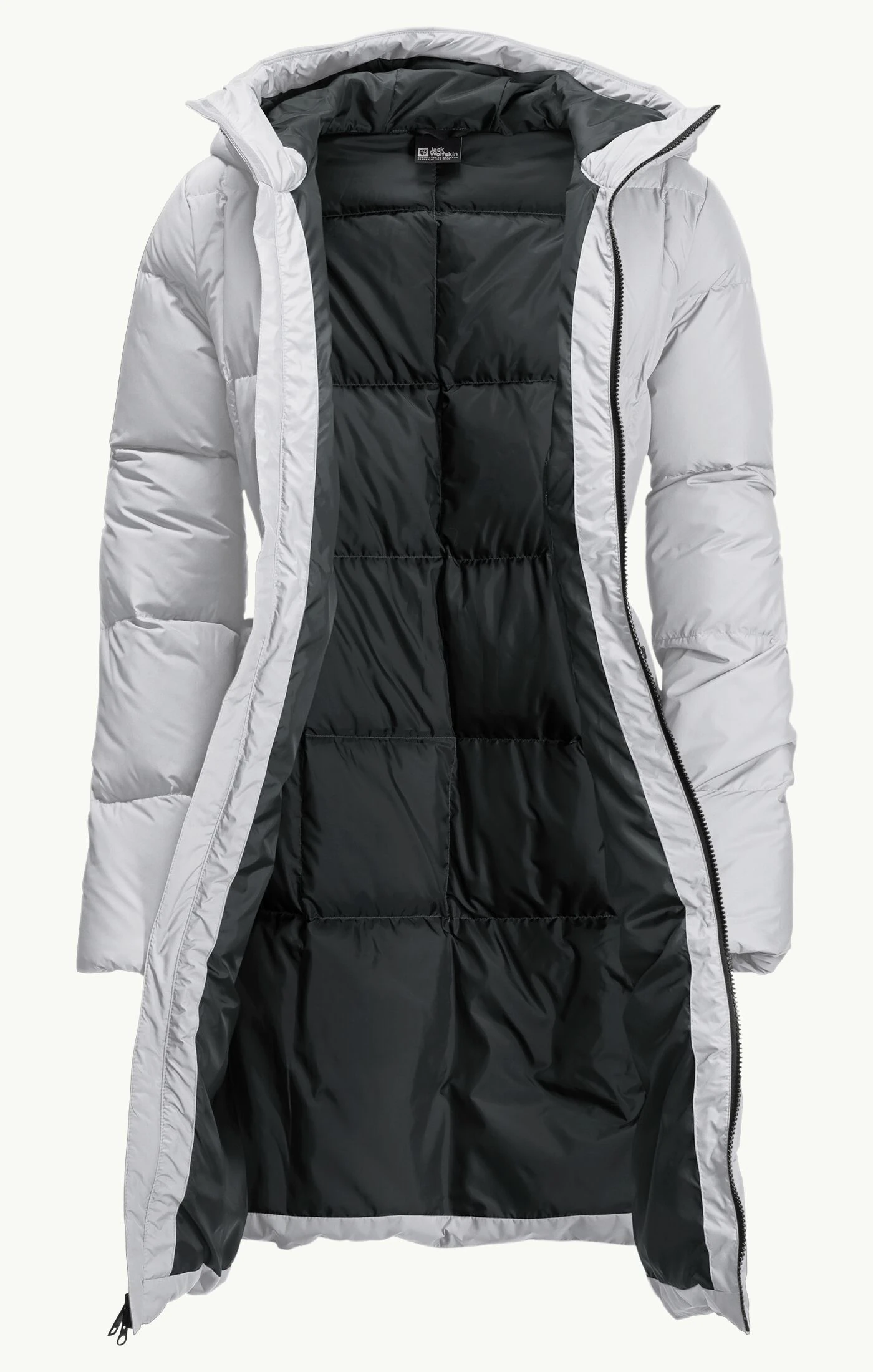 Jack Wolfskin Frozen Lake Coat Kadın Outdoor Montu Siyah 1206132-6000