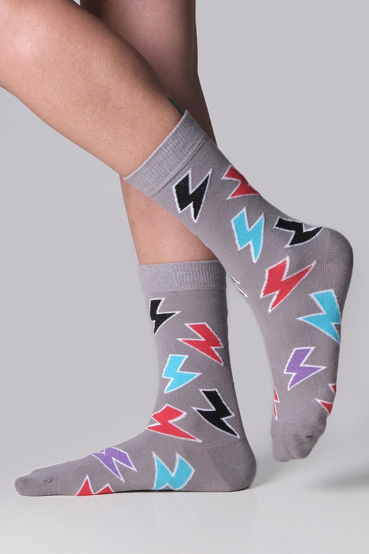 The Socks Company Şimşek Desenli Erkek Çorap 15KDCR146E