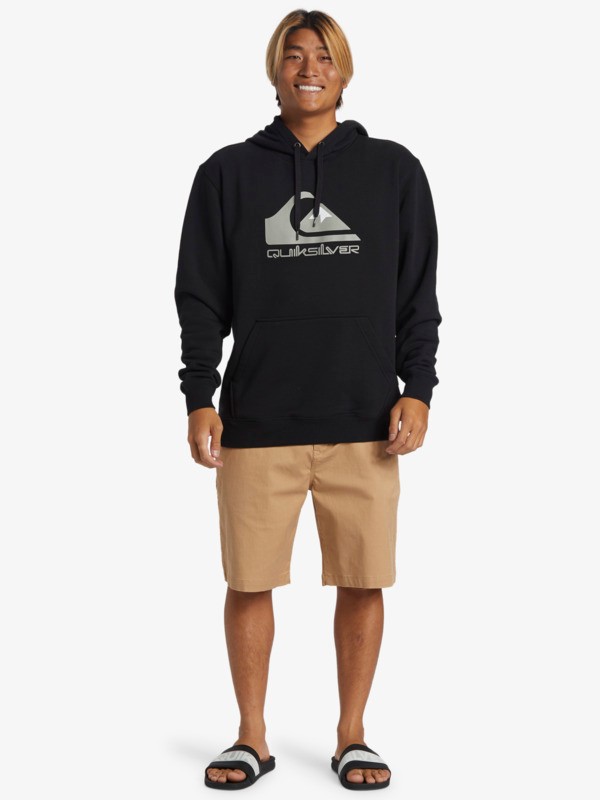 Quiksilver Big Logo Hoodie Erkek Uzun Kollu Kapüşonlu Sweatshirt AQYFT03356