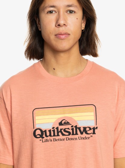 Quiksilver Step Inside Erkek Tişört Regular Fit EQYZT07678