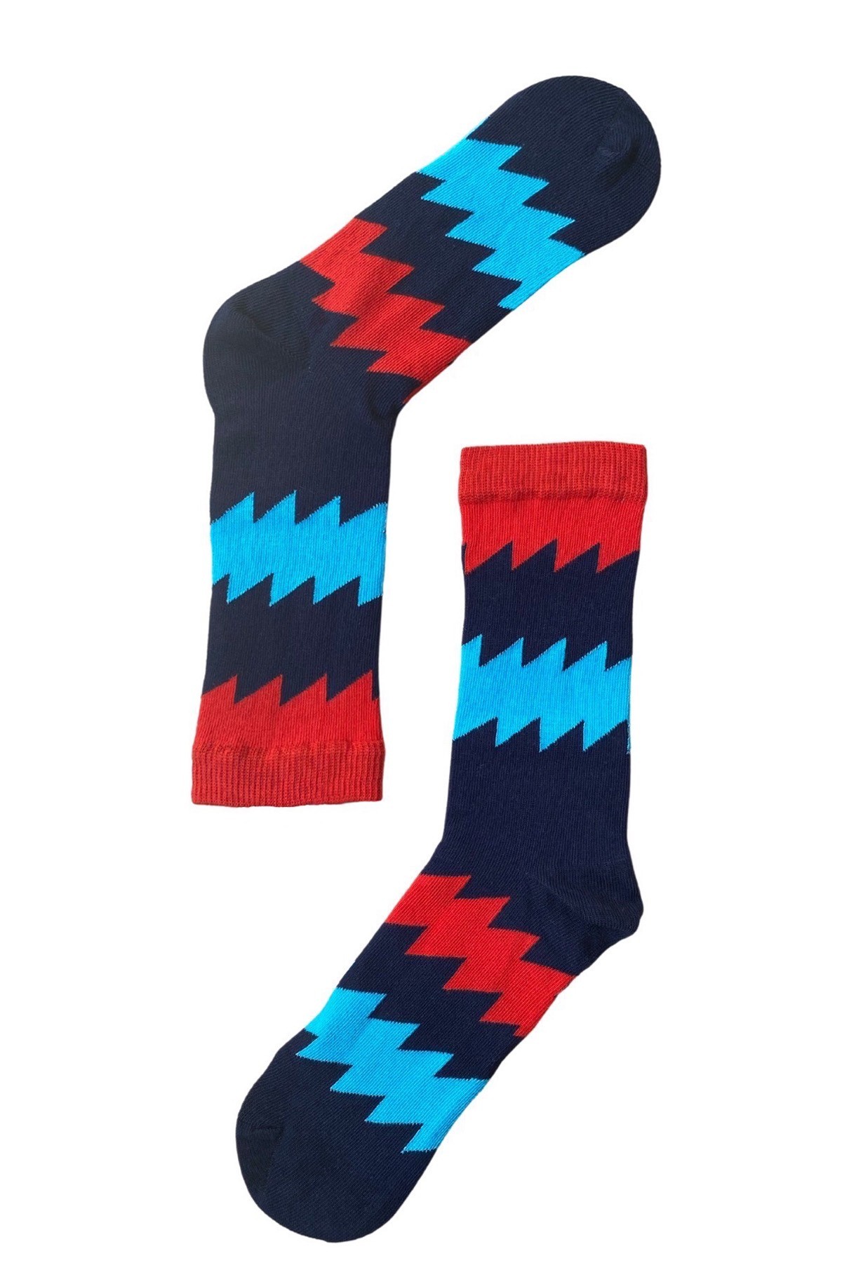 The Socks Company Zigzag Desenli Kadin Çorap 22KDCR255K