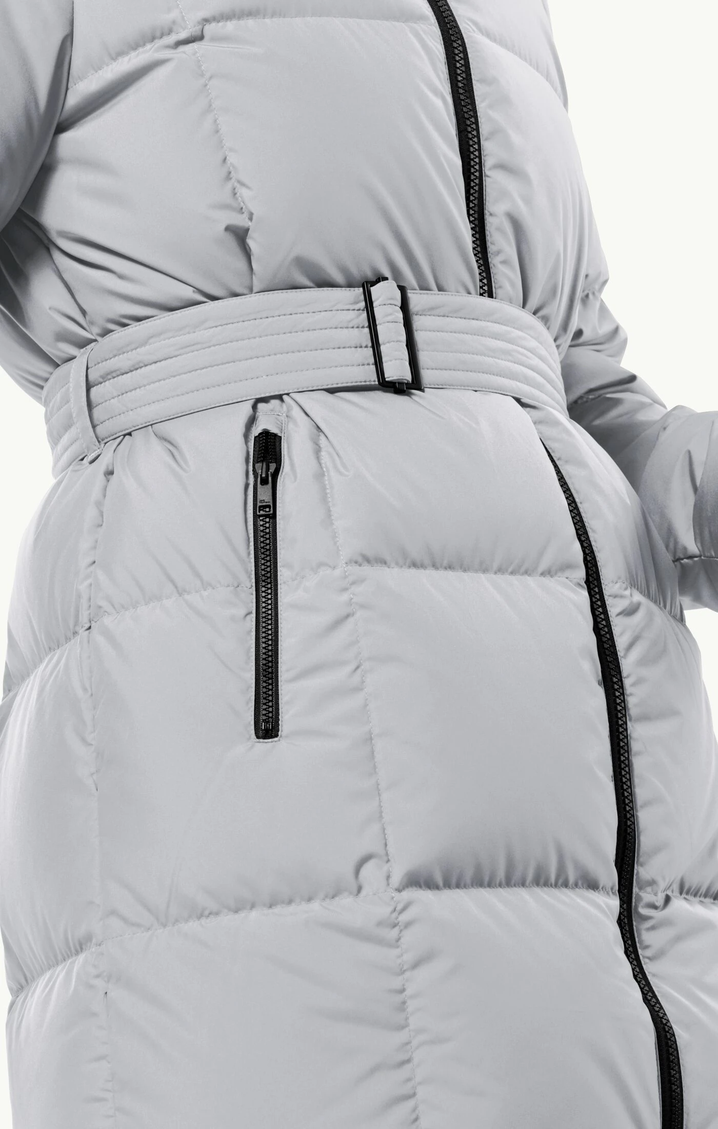 Jack Wolfskin Frozen Lake Coat Kadın Outdoor Montu Siyah 1206132-6000