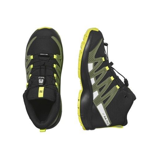 Salomon XA Pro V8 Mid Climasalomon Waterproof Erkek Çocuk Outdoor Bot Siyah L47289400