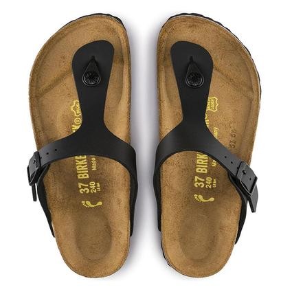 Birkenstock Gizeh Bf Kadın Parmak Arası Mantar Taban Terlik Siyah 043691