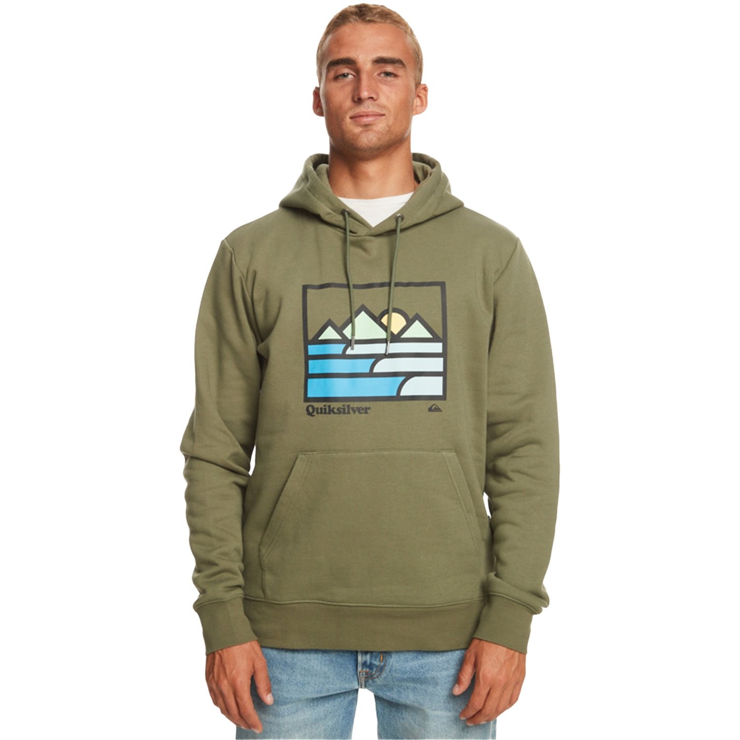 Quiksilver Landscape Lines Erkek Kapüşonlu Sweatshirt EQYFT04832