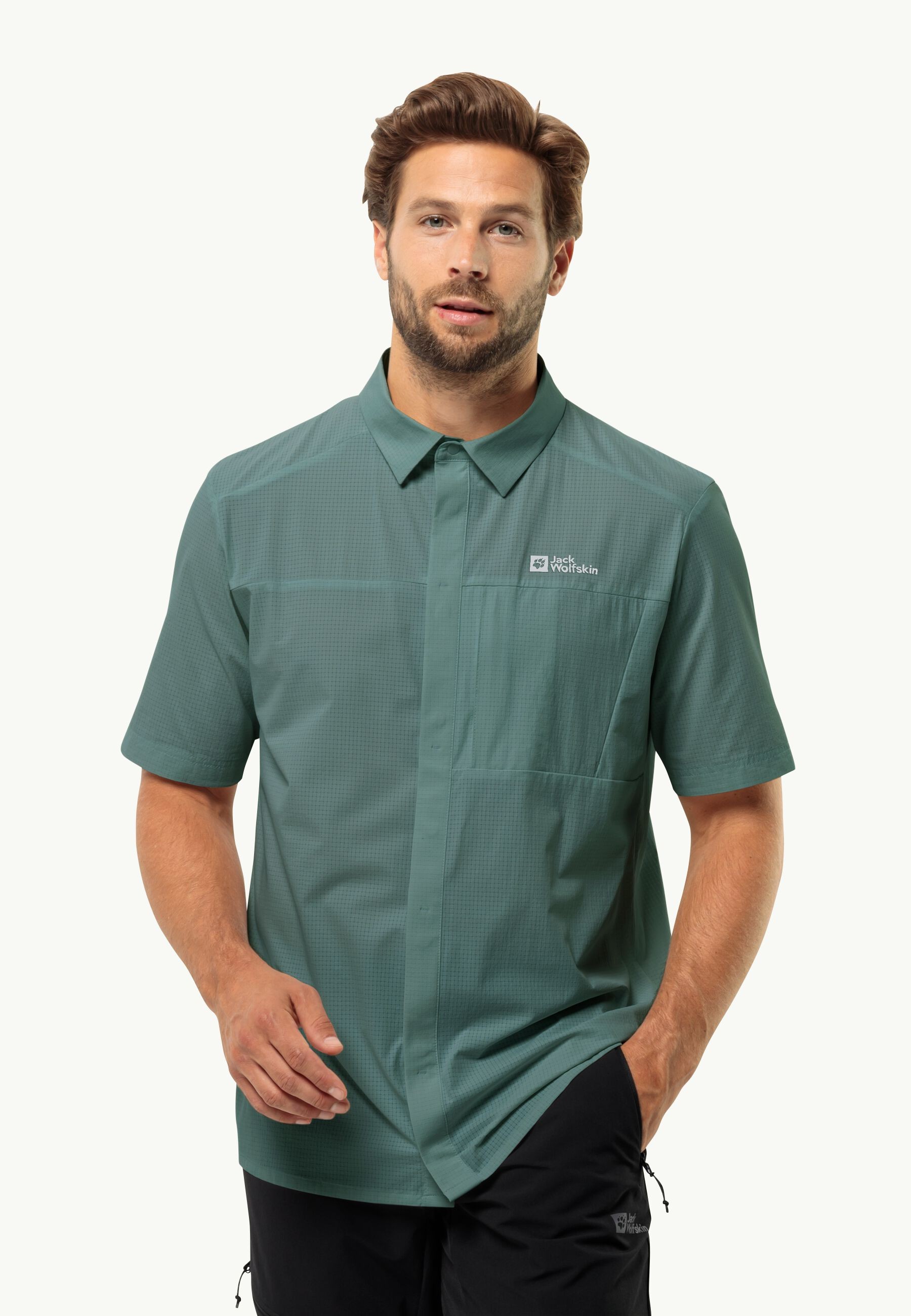Jack Wolfskin Vandra S/S M Erkek Kısa Kol Gömlek 1404071
