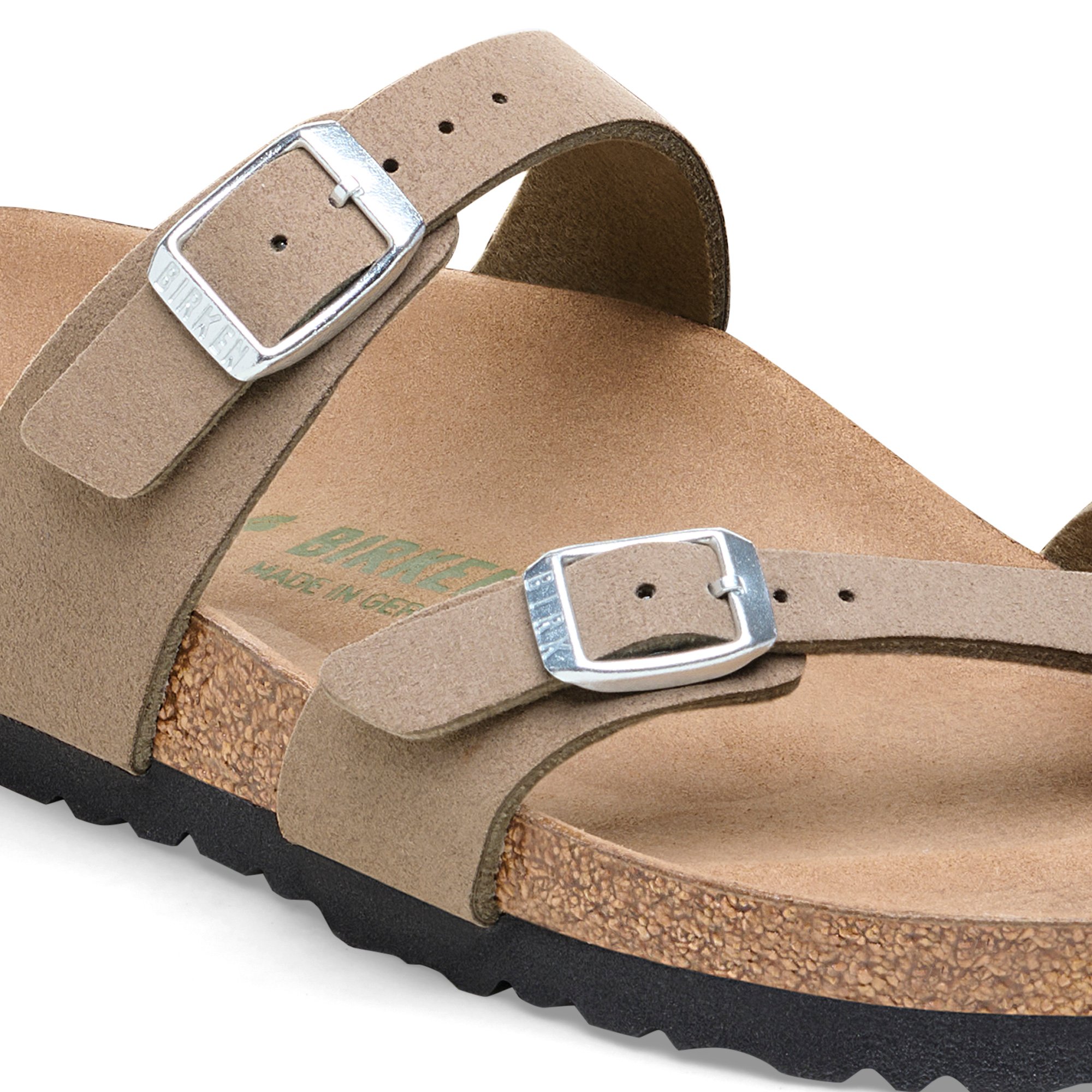 Birkenstock Mayari Bf Vegan Kadın Parmak Arası Mantar Taban Terlik Taba 1026702