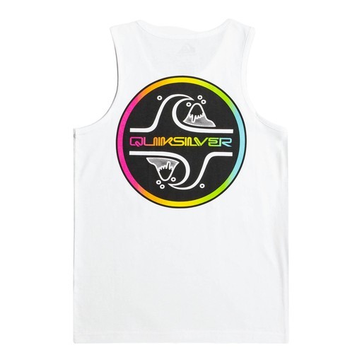 Quiksilver Core Bubble Erkek Çocuk Tank Top Atlet Beyaz EQBZT04602