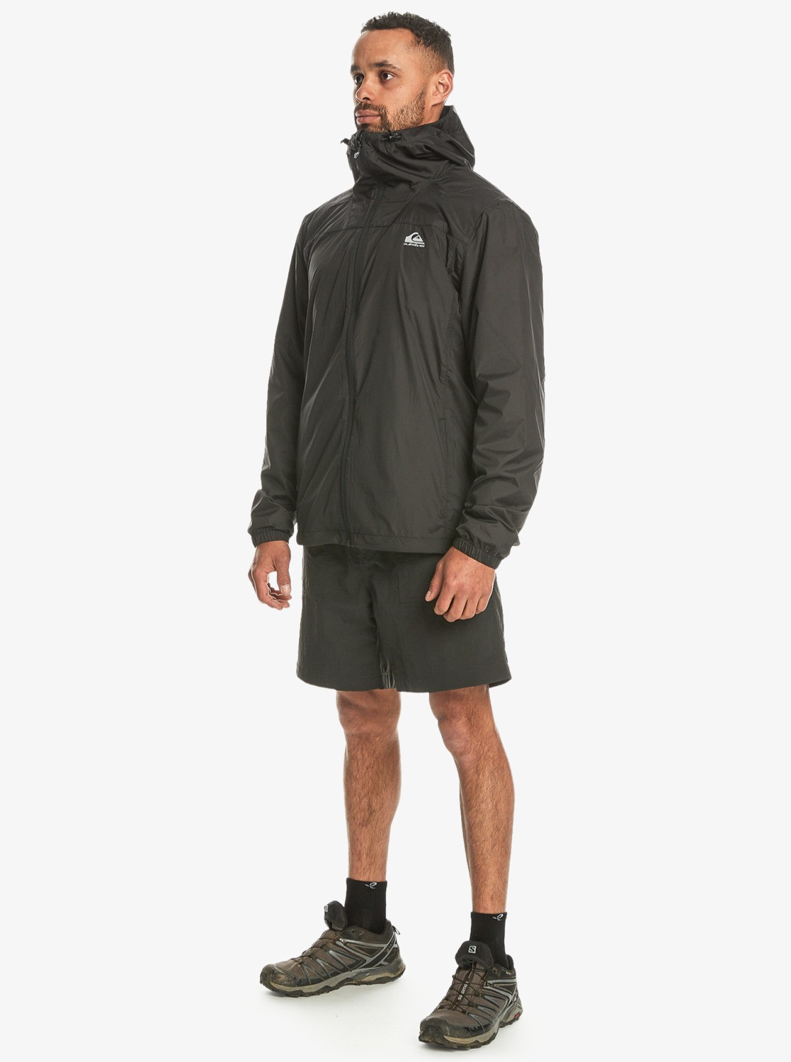 Quiksilver Overcast Windbreaker Erkek Kapüşonlu Rüzgarlık EQYJK04030