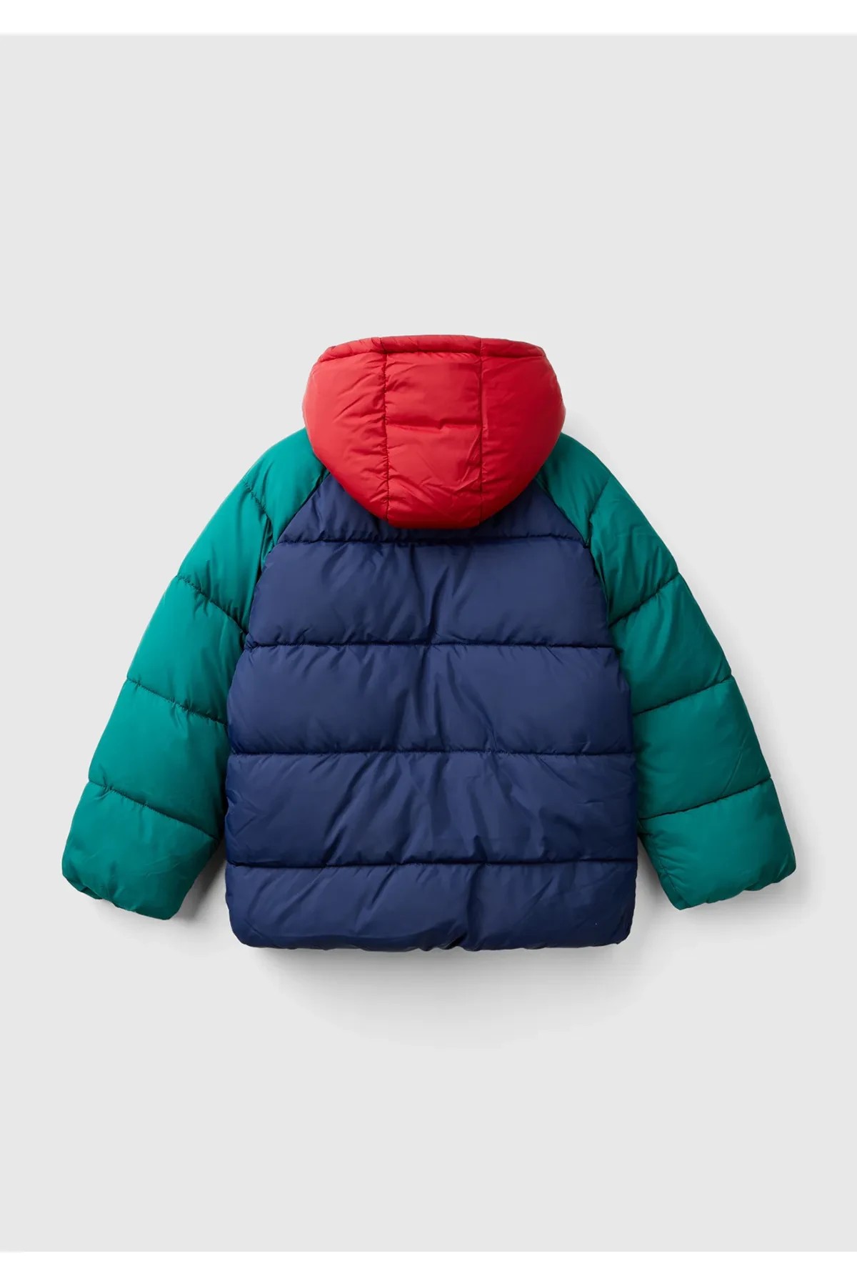 Benetton Erkek Çocuk Kapüşonlu Su Geçirmez Mont 2WU0CN052-24K