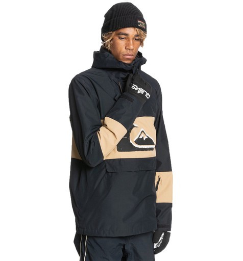 Quiksilver Steeze Erkek Su Geçirmez Snowboard Kar Montu Siyah EQYTJ03334