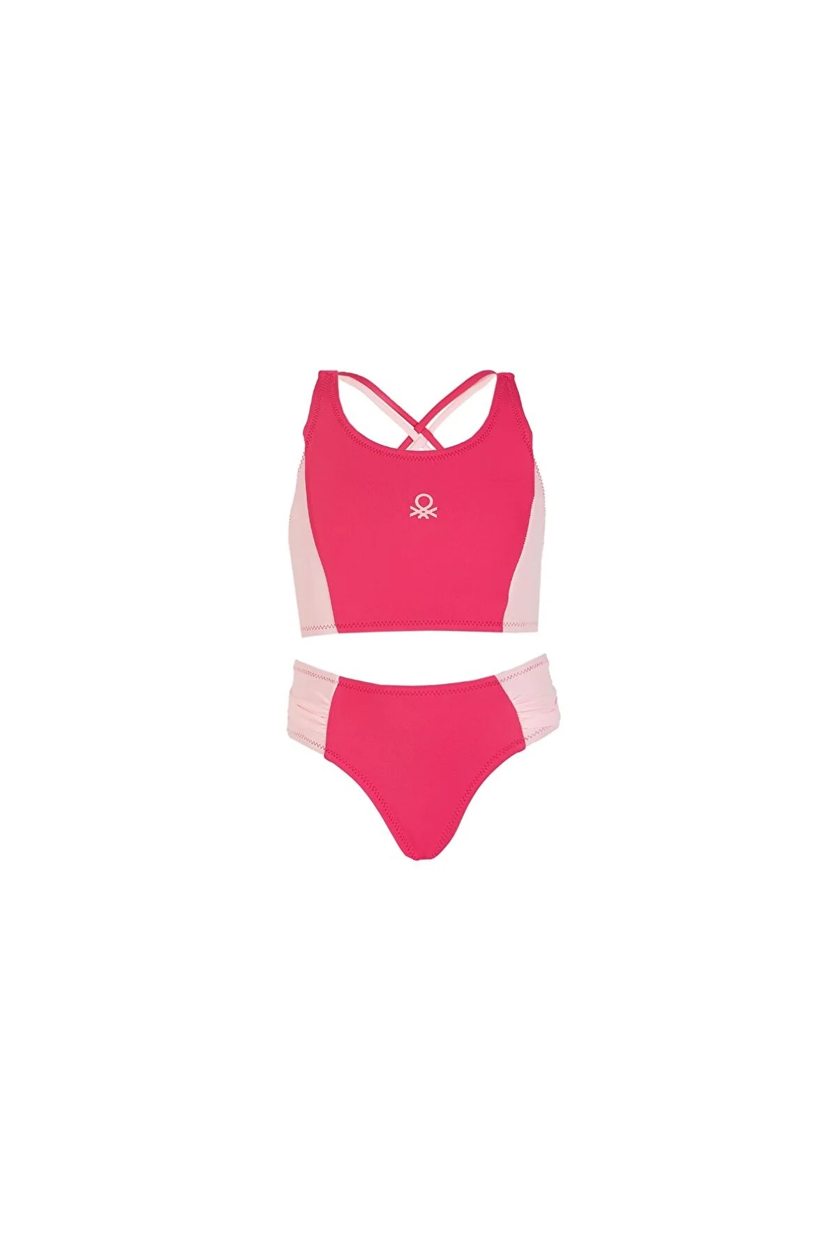 Benetton Kız Çocuk Pembe Bikini BNT-G25045-PMB