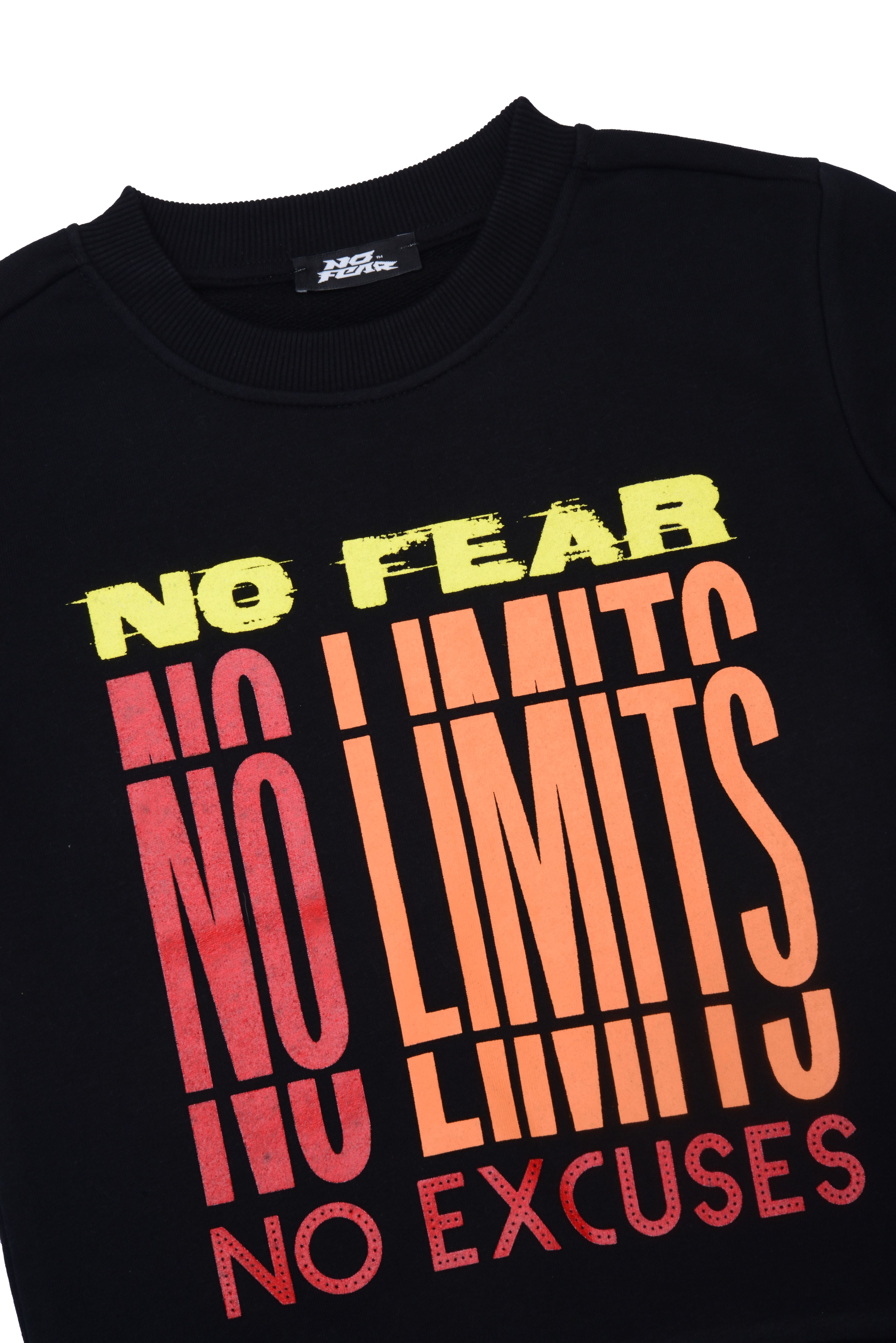 No Fear Erkek Çocuk Siyah Sweatshirt B500419