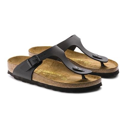 Birkenstock Gizeh Bf Erkek Parmak Arası Mantar Taban Terlik Siyah 043691