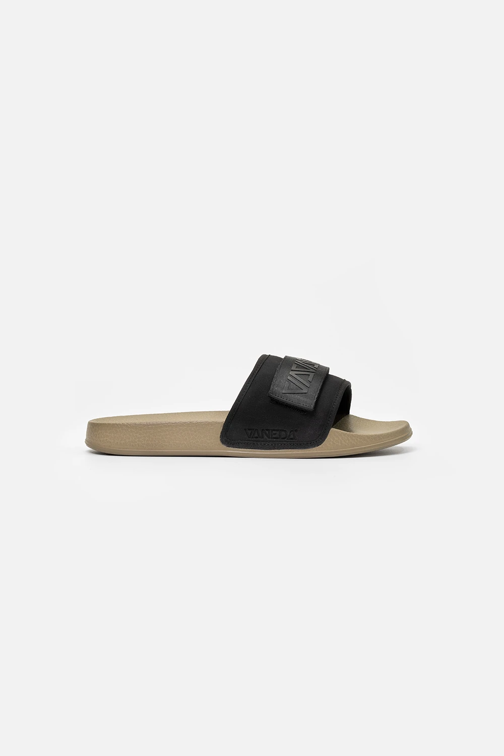 Vaneda Slippers Unisex Bantlı Terlik Siyah 5508