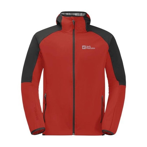 Jack Wolfskin Feldberg Softshell Erkek Outdoor Ceket Kırmızı 1306922-2193