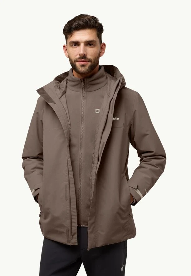 Jack Wolfskin Altenberg 3in1 Erkek Su Geçirmez Outdoor Mont A61864