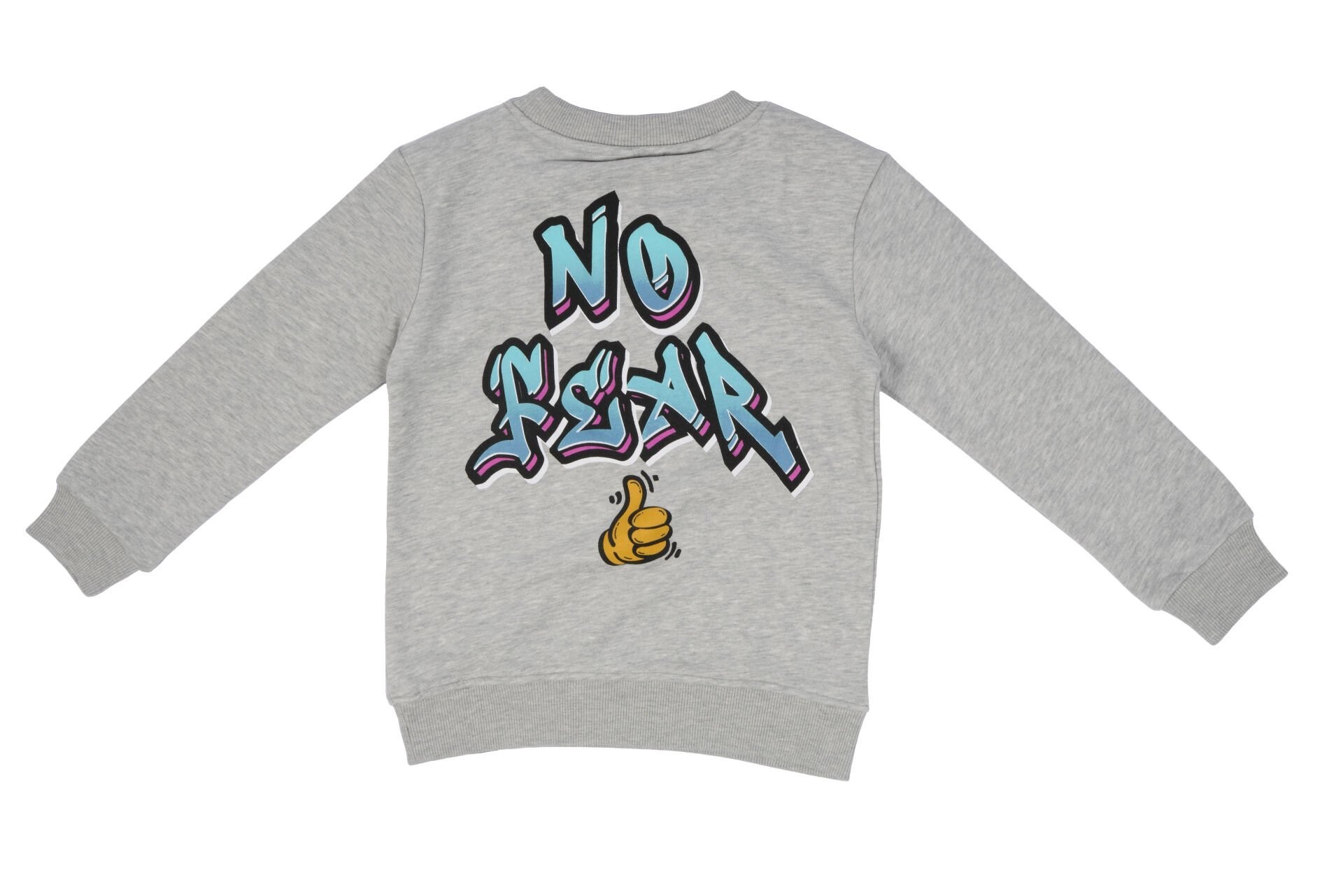 No Fear Erkek Çocuk Baskılı Sweatshirt Gri B500365