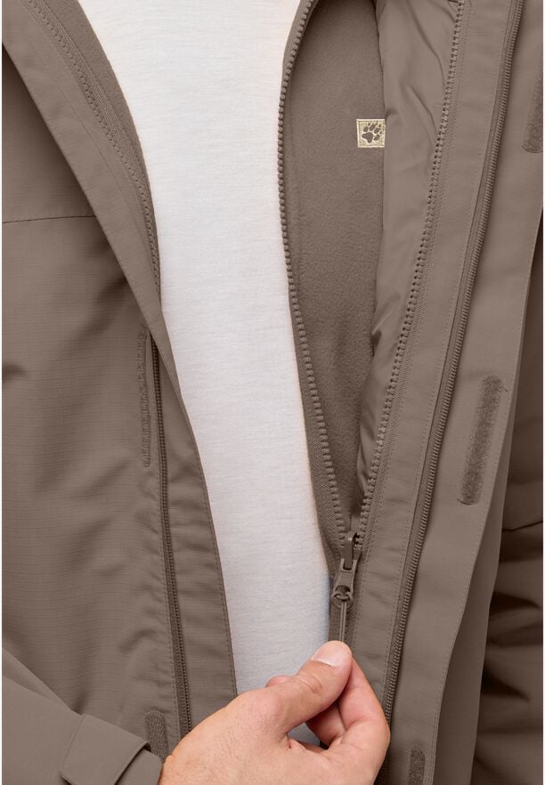 Jack Wolfskin Altenberg 3in1 Erkek Su Geçirmez Outdoor Mont A61864