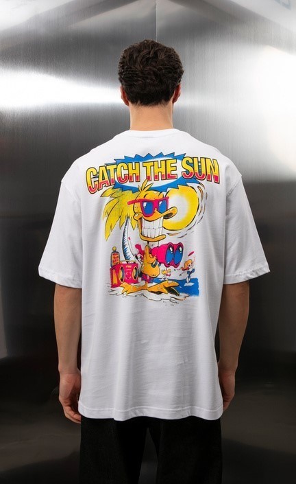 Catch Unisex Oversize Pamuklu Tişört 24CY-025