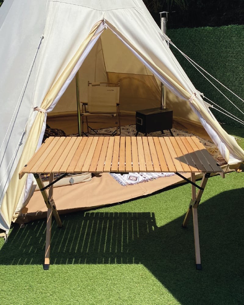 Campout Katlanır Ahşap Masa NG C106