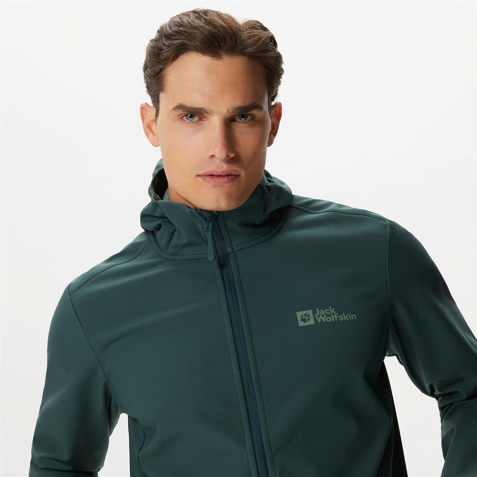 Jack Wolfskin Bornberg Hoody M Softshell Erkek Yeşil Ceket 1307471