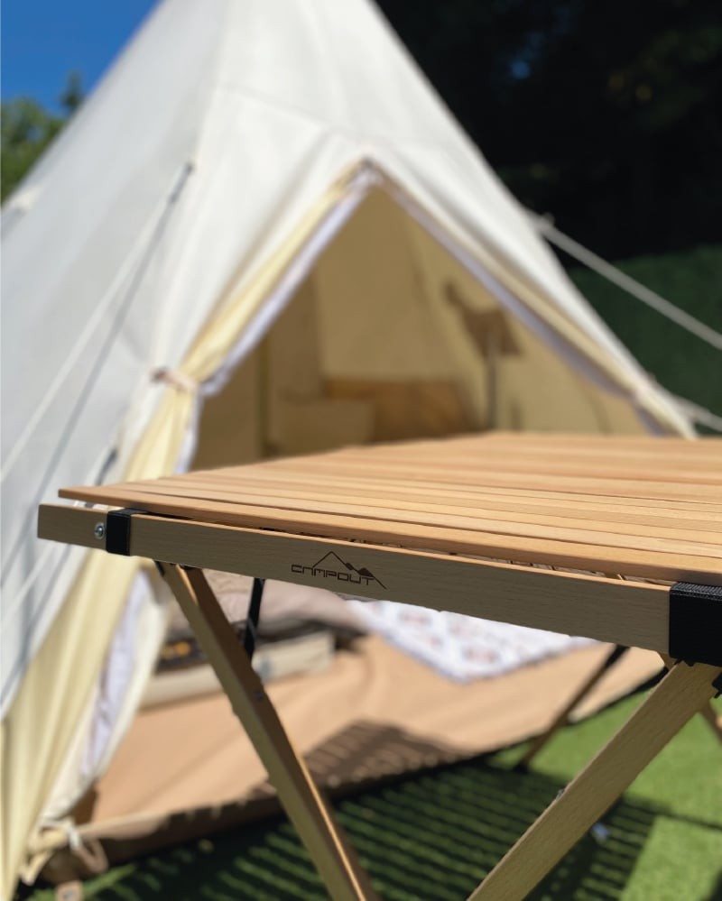 Campout Katlanır Ahşap Masa NG C106