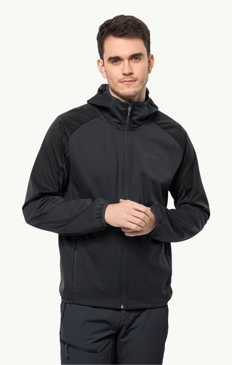 Jack Wolfskin Feldberg Softshell Outdoor Ceket Siyah 1306922-6350