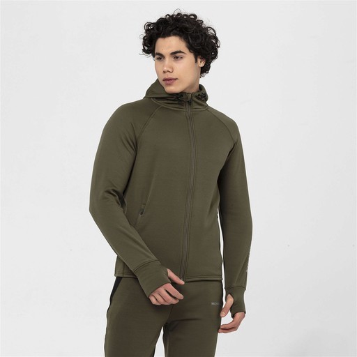 Merrell Speed Erkek Haki Kapüşonlu Sweatshirt Ceket M23SPEED