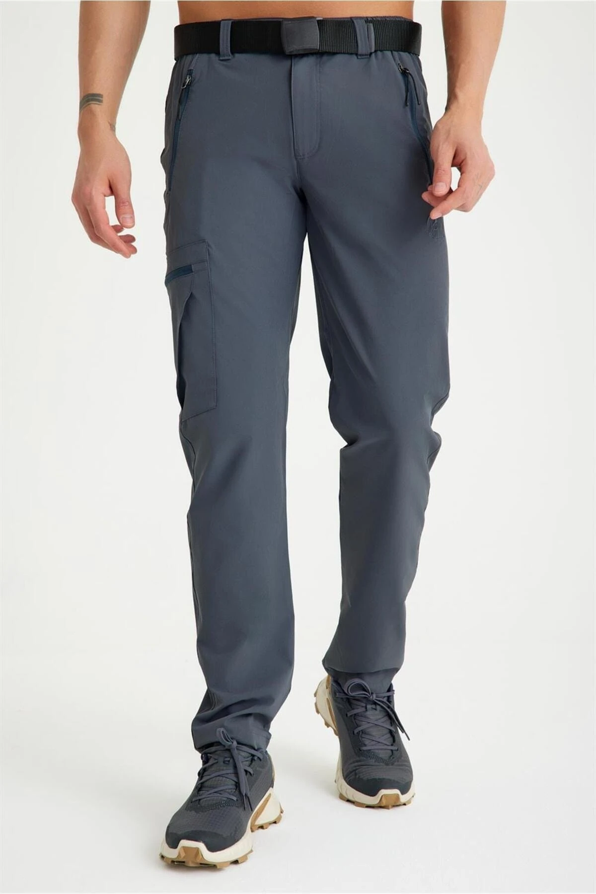 Q&Steinbock Pirgos Gri Erkek Outdoor Pantolon 2230S