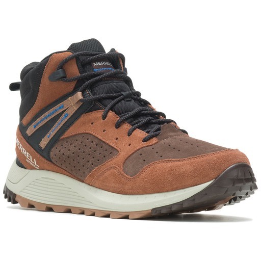 Merrell Wildwood Sneaker Mid Waterproof Erkek Outdoor Bot Kahve J067299