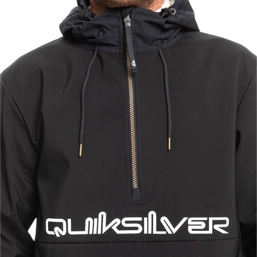 Quiksilver Live For The Ride Erkek Su Geçirmez Ceket Siyah EQYFT04835