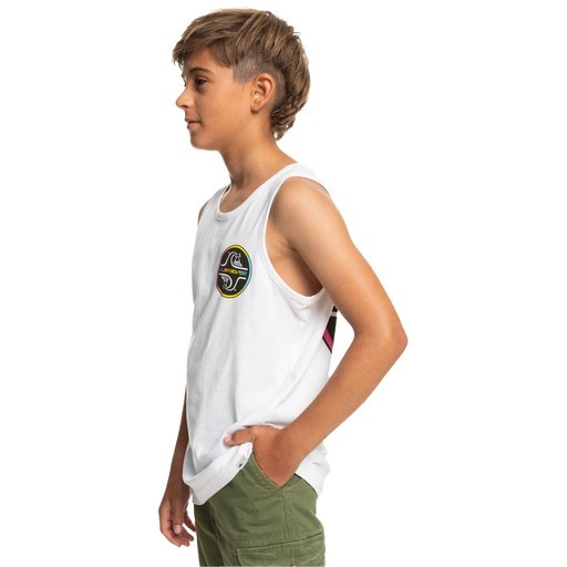 Quiksilver Core Bubble Erkek Çocuk Tank Top Atlet Beyaz EQBZT04602