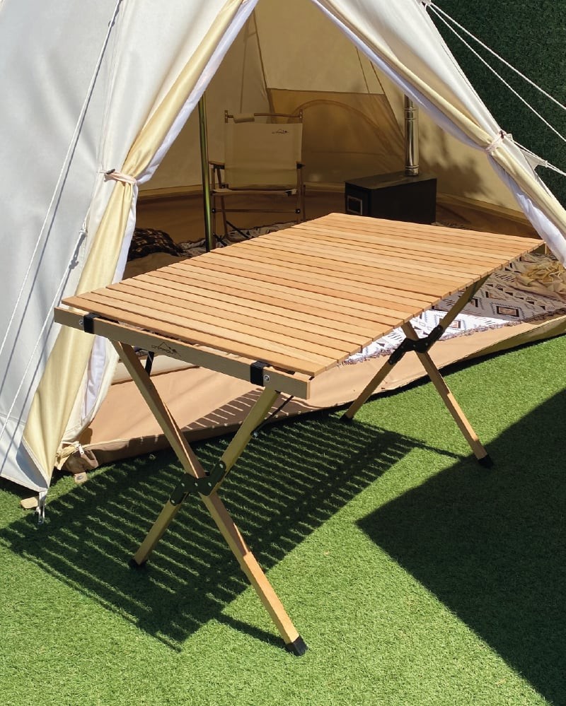 Campout Katlanır Ahşap Masa NG C106