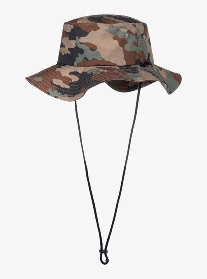 Quiksilver Bushmaster Safari Boonie Erkek Avcı Outdoor  Şapka AQYHA03314