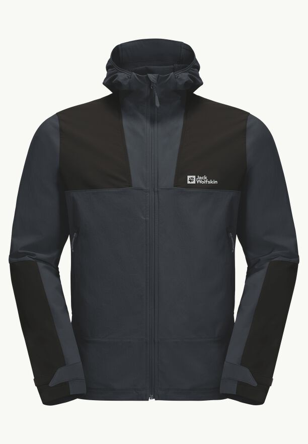 Jack Wolfskin Andur Erkek Outdoor Ceket Antrasit 1307971-6350