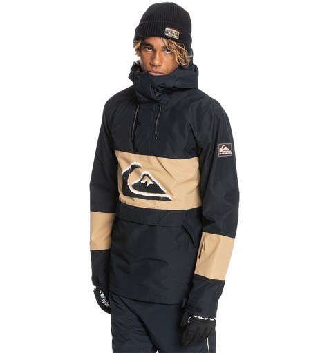 Quiksilver Steeze Erkek Su Geçirmez Snowboard Kar Montu Siyah EQYTJ03334