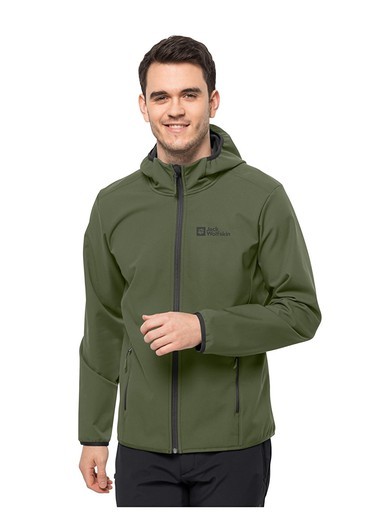 Jack Wolfskin Bornberg Hoody M Softshell Erkek Haki Ceket 1307471