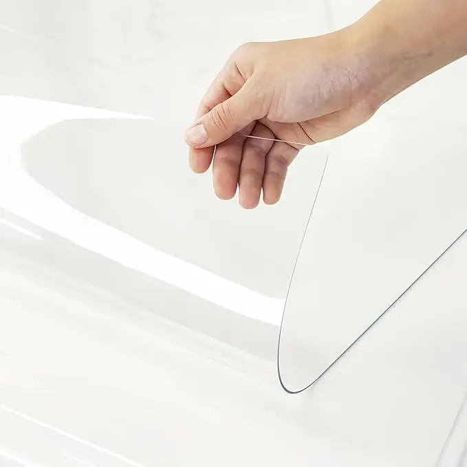 Şeffaf Mika 0.80 mm PVC Çok Amaçlı Yüzey Koruyucu Ultra Şeffaf Branda